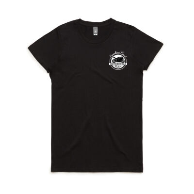 Sports Bike B&W Logo Womens Tee   Thumbnail