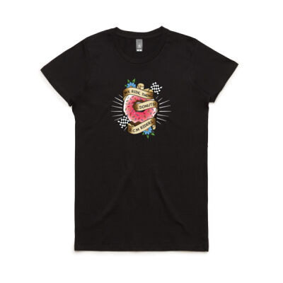 Donut Ride Womens Tee  Thumbnail
